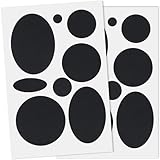 OIIKI 16pcs Puffer Down Jacket Repair Patches, Waterproof Stick on Patches for Hole, Pre-Cut Self Adhesive Nylon Fabric Repair Sticker Tape for Jacket Coat Tents- Black