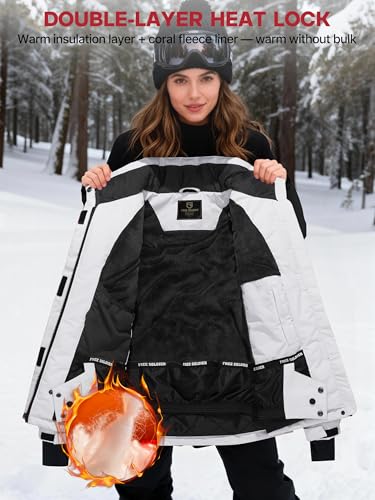 Opiniones de Abrigos para la nieve para Mujer Top 5. 21 Abrigos para la nieve para Mujer marca FREE SOLDIER (3)