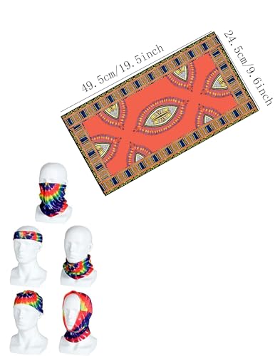Disfraz Hippie niño Dashiki africano boho colorido miniatura 5