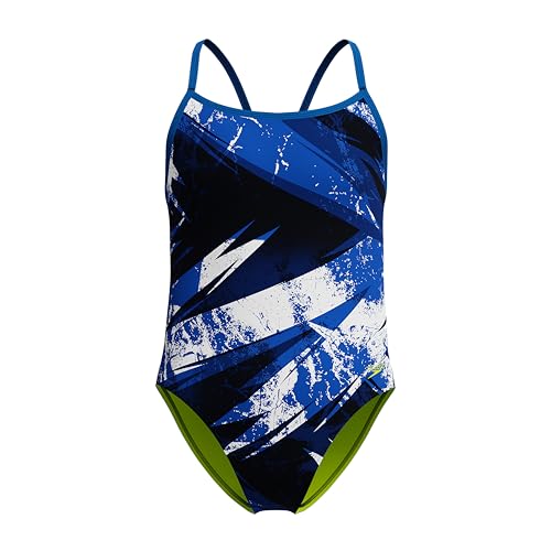 Speedo Junior Girls ProLT Printed Bolted Back Thin Strap Once Piece Swimsuit by Speedo - Used condition - CA$27.56