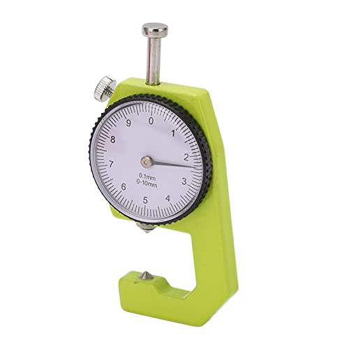 Thickness Gauge, herramienta de medición con resolución de 0.1 mm y rango de medición de 0 a 10 mm, medidor de grosor con superficie de carburo miniatura 3