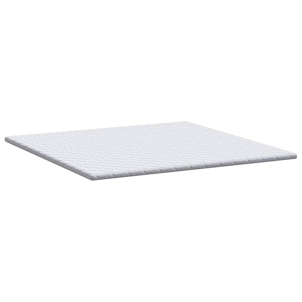 Kokosnuss Topper Weiß 180 x 200 cm Jacquard-Stoff – Hochdichte Kokosfaser Matratzenauflage mit extra Fester Unterstützung für besseren Schlaf und einfache Pflege