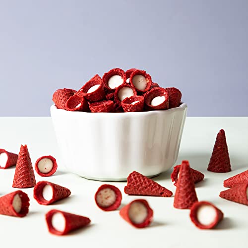 Image of NOVANOVA Best Bites Choco Filled Cones | Special Flavours (Red Velvet, Cookie & Cream) -| 100% Eggless | 30 Pieces, 180 Gram