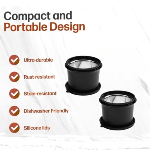 Image of Mumma's LIFE Lunch Box for Office Use - Microwave Safe Container Set (600ML+ 600ML)