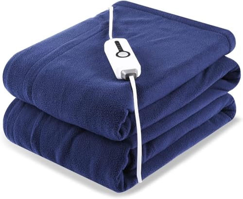 Frazadas Y Cobertores, Home YAKEE - Manta térmica de tamaño matrimonial, 72 x 84 pulgadas, cobija eléctrica de calentamiento de cuerpo completo con calor rápido, mantas térmicas de...