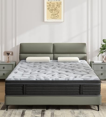 Image of PECHINOU 10 Inch Twin Size Medium Firm Hybrid Mattress