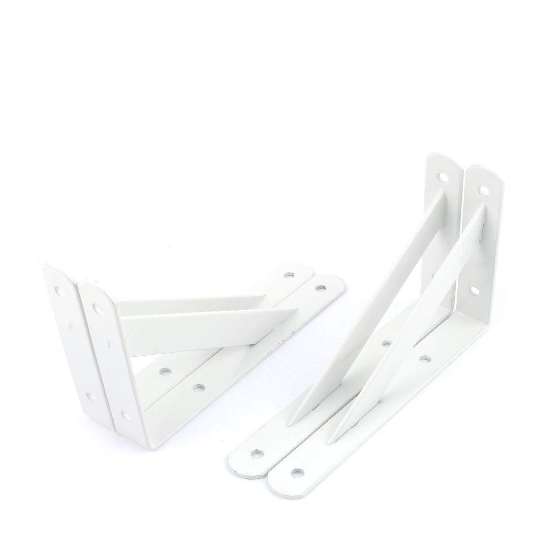 New Lon0167 8' 'x In primo piano 5' efficacia affidabile 'Supporto per mensola supporto per mensola a forma di libro bianco 4 pz(id:88c ee 67 283)