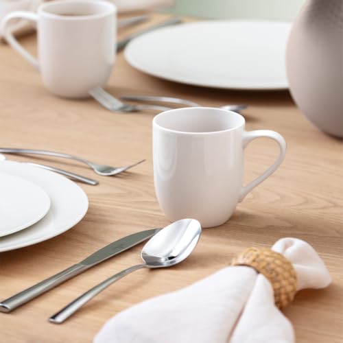 Taza de café Villeroy & Boch porcelana 9.5 oz blanca miniatura 2