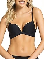 KAYSER Women's T-Shirt Push Up Bra, Black, 10 32C US