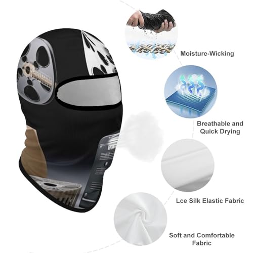 Balaclava Mask for Men Ski Mask for Women Projector Film Full Face Mask Face Cover for Cycling, 1, Style miniatura 3