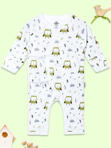 Image of The Mom Store Baby Romper Jabla Style For Boys And Girls | Cotton | Soft Infant Bodysuit | Trendy Stylish Sleepwear For Newborn Baby | Printed | Unisex Comfortable Everyday Baby Wear