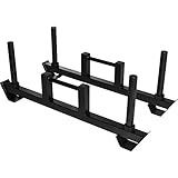 gorilla sports® farmers walk bars - olympia, diametro del foro di 50mm, max 300kg, antiscivolo, in acciaio - per allenamento strongman, forza del braccio, avambraccio, resistenza muscolare, palestra