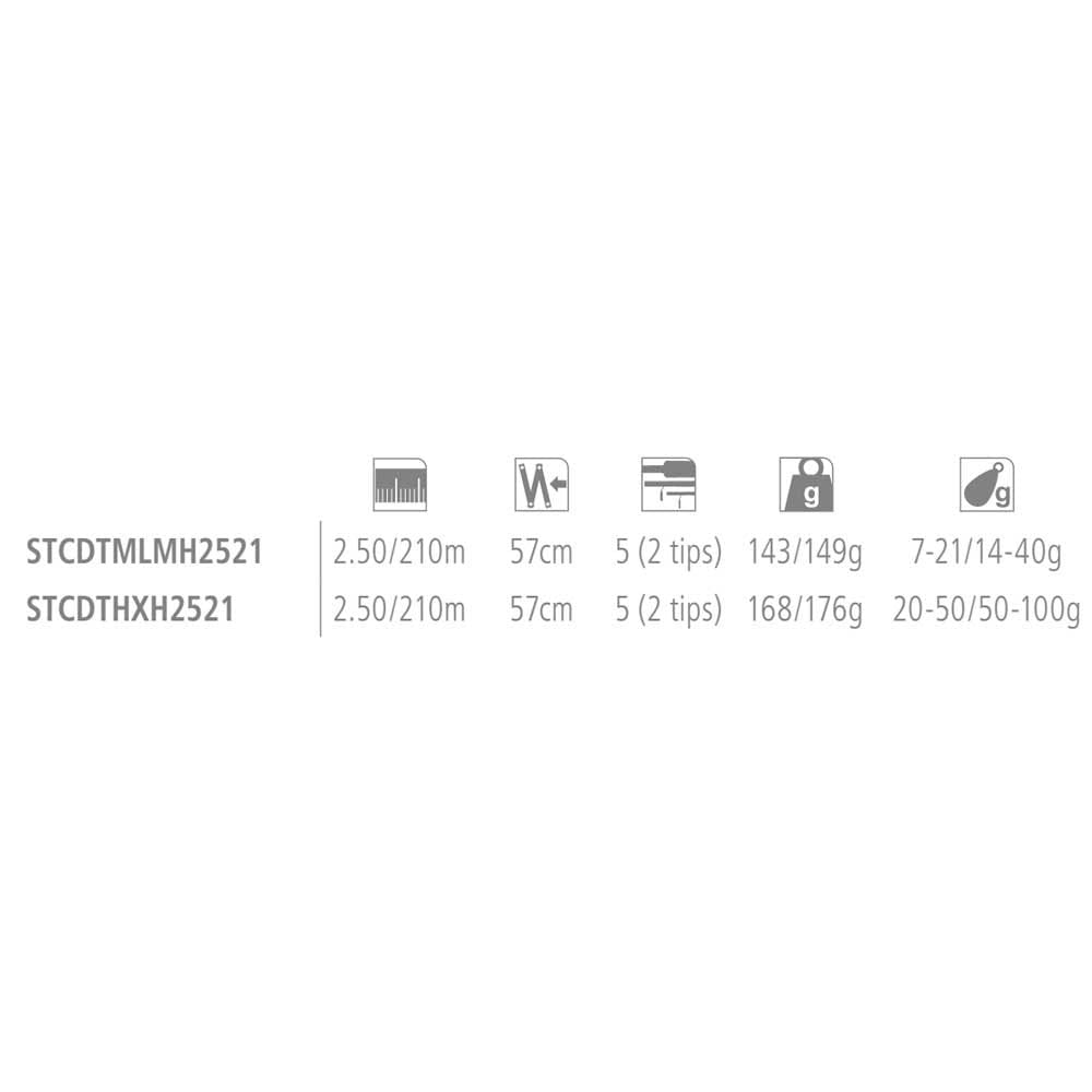 SHIMANO S.T.C. Dualtip, Bateau et Canne à Pêche à Spinning