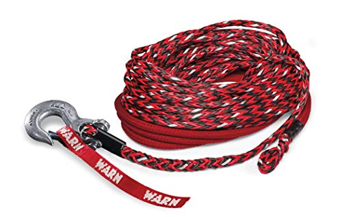 Câble de treuil synthétique contre la rupture nocturne : WARN Spydura Nightline robuste 30,5m