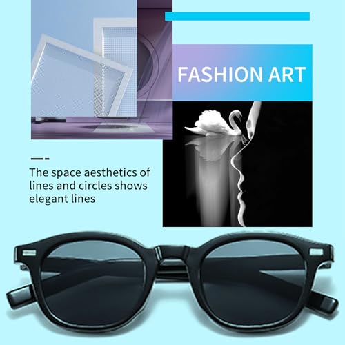 Classic Small Round Sunglasses for Women Men Retro Circle Style Tinted Sun Glasses 7
