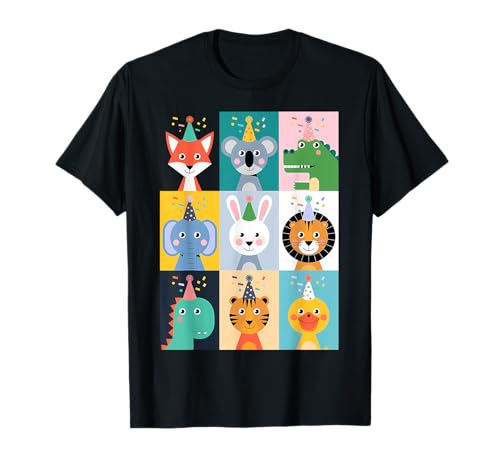 Zoo Day Wildlife Animals Party Tee - Hombres, mujeres y niños Camiseta
