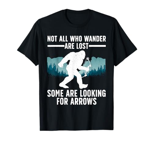Cool Archery Bigfoot Wanderer T-Shirt