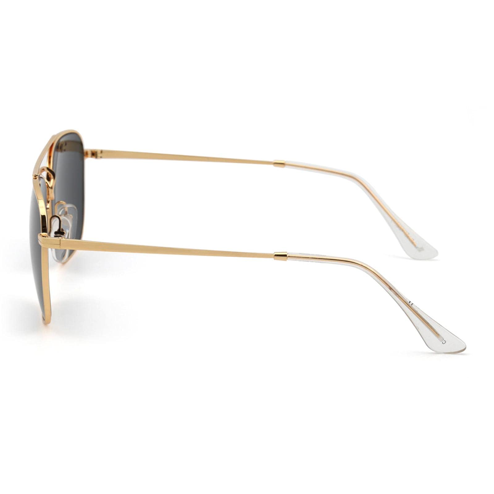 Occhiali da sole con protezione UV400 | Lenti da uomo e da donna, montatura in metallo | Lenti color caramella per sport all'aria aperta e guida