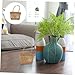 HOOTNEE 2pcs Handmade Rattan Flower Baskets Decorative Storage for Home Portable Design for Flower Arrangement and Sundries Khaki Color for All Seasons