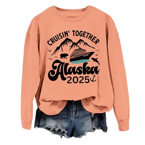 Cruising Together Alaska 2025 Sweatshirt, Cruising Together Alaska 2025 Shirt, Funny Family Squad Sweatshirt