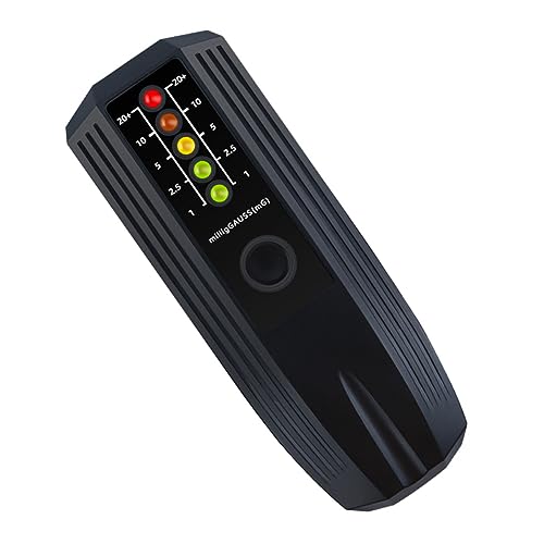 HOMOCONO Digital Emf Meter Emf Detector Magnetic Field Detector 5-led Indicators Home Appliance Safety Checker