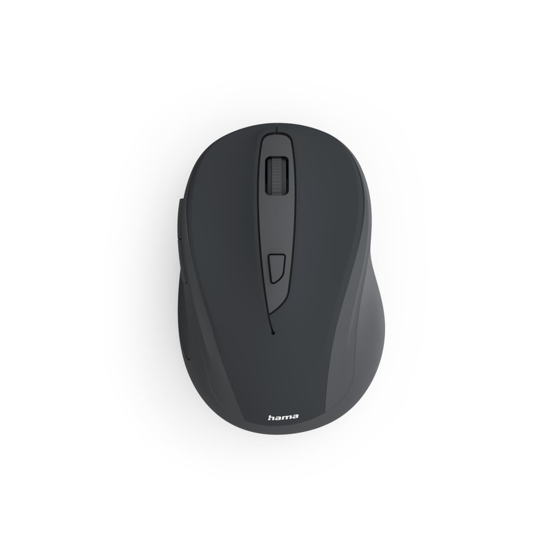 Hama kabellose Maus WM-400 – optische Funkmaus, 6 Tasten, DPI 800/1200/1600, 2,4 GHz, schwarz