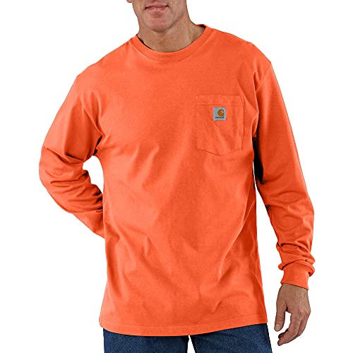 Image of Carhartt Men's K126 Long Sleeve Workwear Crewneck T-Shirt