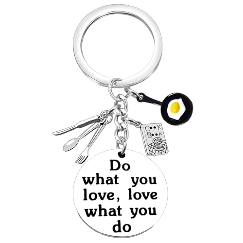 YCSPMO Cooking Gifts Cookers Christmas Birthday Gifts for Chefs Kitchen Keychain Cooks Gift Pastry...