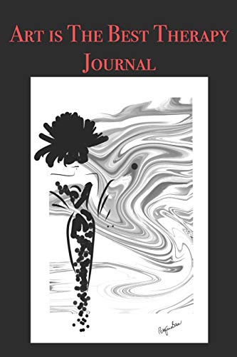 Art is The Best Therapy Journal: Stylishly illustrated little notebook is the perfect gift for every art lover. image 3