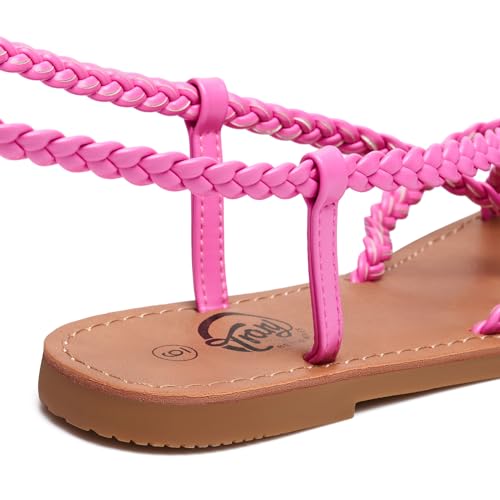 Image of Trary Sandals Women, Lace Up Sandals for Women, Sandals for Women Dressy Summer, Open Toe Gladiator Sandals, Flat Sandals for Women Dressy, Beach Sandals for Women, Summer Sandals for Women 2023