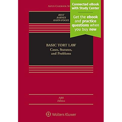 Basic Tort Law: Cases, Statutes, and Problems [Connected eBook with Study Center] (Aspen Casebook) Cover