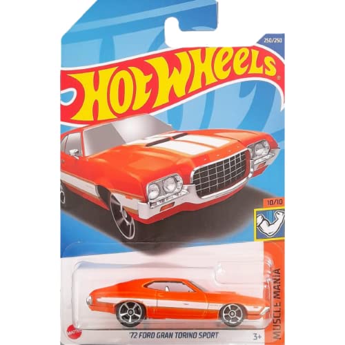 Hot Wheels 72 Ford Gran Torino Sport Muscle Mania miniatura 5