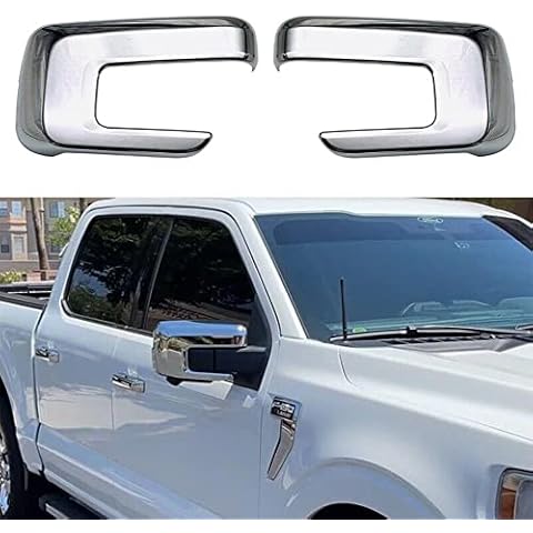 alittlepanda ALP Triple Chrome Plated Side Door Mirror Cover Overlay Designed for 2021 All New F-150 Cover