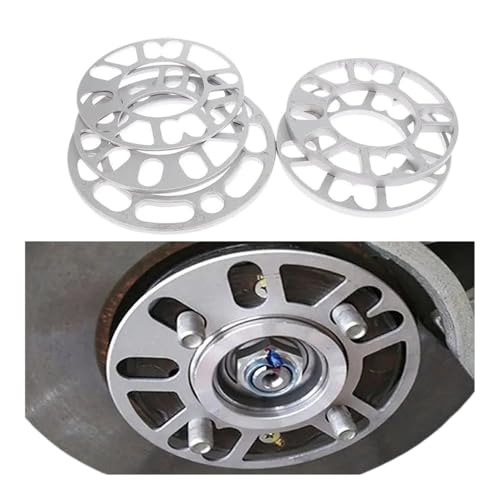 Entretoise de roue 3mm à 10mm pour moyeu auto 4 et 5 trous