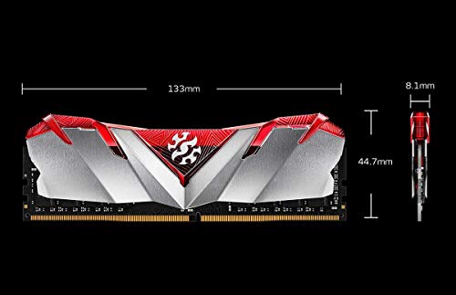 Image of XPG Adata GAMMIX D30 DDR4 3200MHz 16GB (1x16GB) Desktop U-DIMM Memory (AX4U3200316G16-SR30)