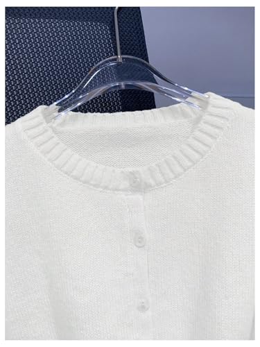 GORGLITTER Women's Button Down Cardigan Sweaters Lightweight Casual Long Sleeve Open Front Knit Sweater Fall Outerwear2