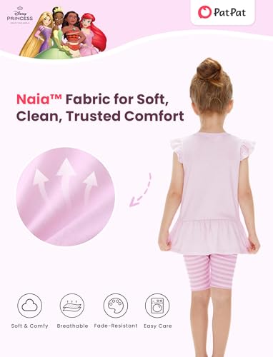 Image of Disney Minnie Mouse Frozen Princess Marvel Toddler Girls Clothes Long Sleeve Sweatshirt + Leggings 2pcs Outfits Set 2-6Y