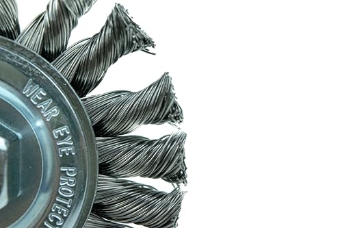 Image of 3 Piece Mini Grinder Set 58093, Flap disc to Grind and Finish, Wire Cup Brush to Remove Rust and Corrosion, Wire Wheel for Removal of Paint and Surface Rust