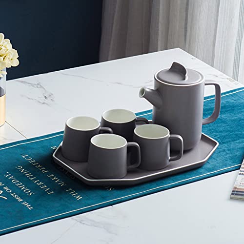 Tasse à café en céramique et set à thé complet avec théière - 3