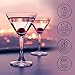 Volarium Martini Glasses Set of 6, Classics 6 Piece Martini Set, Perfect Cocktail Glasses, 6 Ounce Capacity