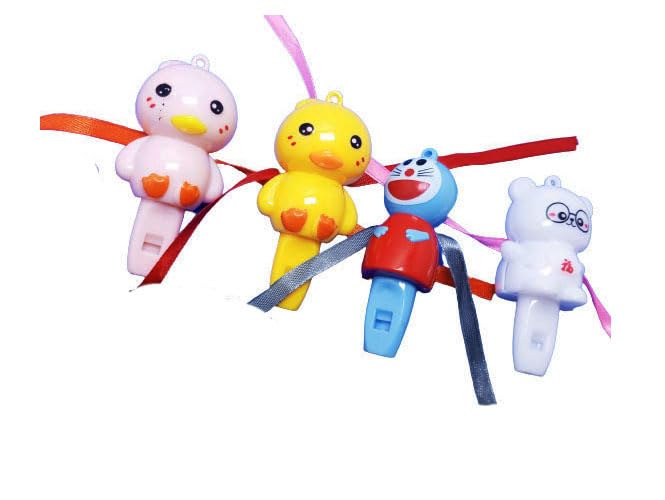 Vrinde Two Chick, Draemon and Cat Light and whistle Kids Rakhi RAKHI 23161