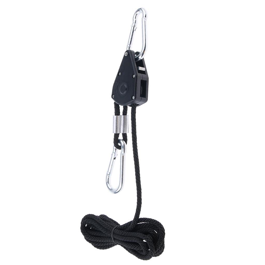 CALANDIS® Guy Line Runner Camping Tent Awning Rope Pulley Ratchet Hangers Tensioner S