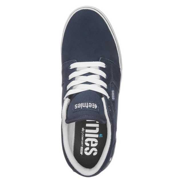 Etnies Men's Barge LS Low Top Skate Shoe, Navy/White/Blue, 10.54