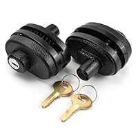VicBre 2 Stück Waffenschloss Abzugschloss Mit Schlüsseln Waffenschlösser Abzugsschloss Gun Lock für Pistolen, Gewehre, Schrotflinten, BB Gun
