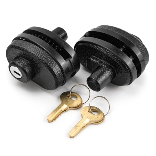 VicBre 2 pièces Cadenas pour Arme à feu Cadenas à clé pour gâchette d'armes à feu pour carabine, fusil de chasse, pistolet,pistolet à billes