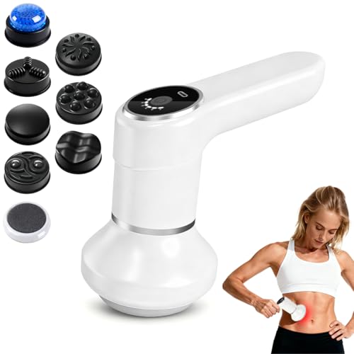 Joyzan Masajeador Anticelulitico Reductor, 6 Velocidades Ajustable Maquina Anticelulitis Eléctrico Rodillo Masaje Anticelulitico con 7 Cabezales Masaje Celulitis para Glúteos Piernas Cintura Abdomen Joyzan Masajeador Anticelulitico Reductor, 6 Velocidades Ajustable Maquina Anticelulitis Eléctrico Rodillo Masaje Anticelulitico con 7 Cabezales Masaje Celulitis para Glúteos Piernas Cintura Abdomen