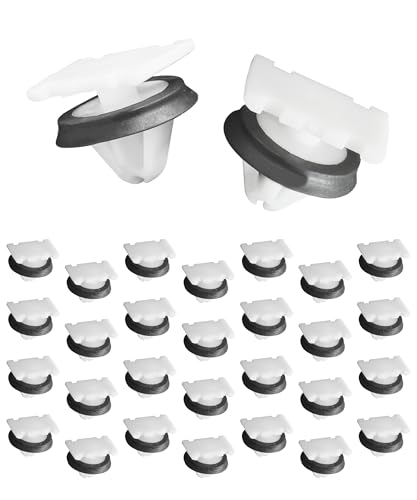 SCUARI 30PCS Automobile Rocker Panel Forming Clips,Automotive Clips Exterior Rocker Panel Clip, Car Accessories Body Side & Exterior Trim Moulding Clip with Sealer,Replacement for Part Number 11547581