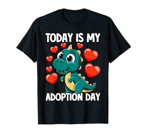 Adoption Day Designs For Adoptive Parents Dinosaur Adoption T-Shirt