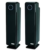 GermGuardian AC5350B 28” 3-in-1 Large Room Air Purifier, HEPA Filter, UVC Sanitizer, Home Air Cleaner Traps Allergens for Smoke, Odors,Mold, Dust, Germs, Smokers, Energy Star Germ Guardian, 2 Pack