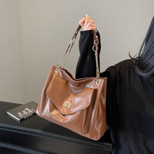 Bolso cruzado de PU con cierre y gran capacidad miniatura 2
